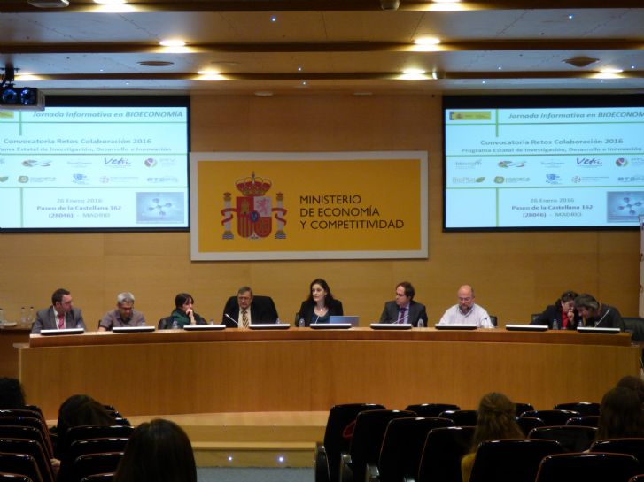 jornada retos colaboracin, retos 2016 vet+i, santiago de andres, maria angeles ferre, gonzaga ruiz de gauna, cristina gonzalez suschem, plataformas tecnologicas, bioeconomia, vet+i, sanidad animal