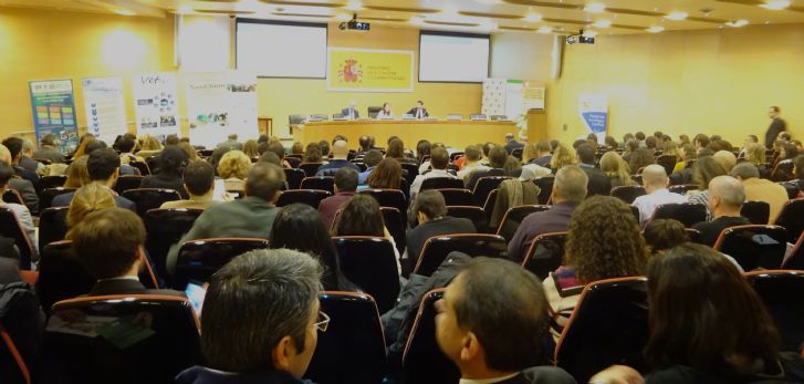 jornada retos colaboracin, retos 2016 vet+i, santiago de andres, maria angeles ferre, gonzaga ruiz de gauna, plataformas tecnologicas, bioeconomia, vet+i, sanidad animal