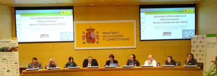 jornada retos colaboracin, retos 2016 vet+i, santiago de andres, maria angeles ferre, gonzaga ruiz de gauna, plataformas tecnologicas, bioeconomia, vet+i, sanidad animal
