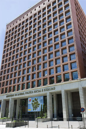 Fachada Ministerio de Sanidad
