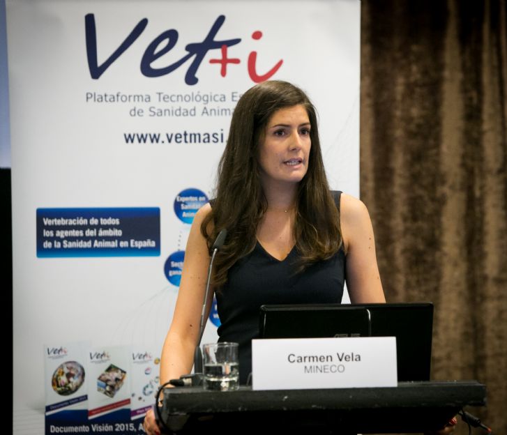 VII Conferencia anual plataforma vet+i, I+D+i en sanidad animal, ante el desafío alimentario, maría jaureguízar